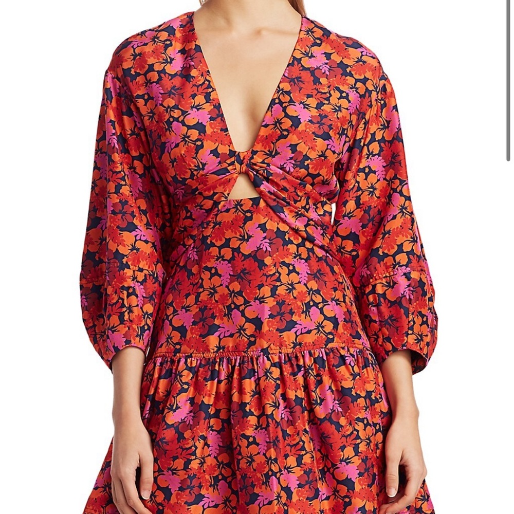 Derek Lam 10 Crosby Talia Floral Dress Size 6